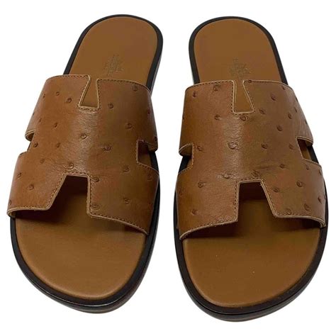 ostrich hermes sandals|hermes sandals for sale.